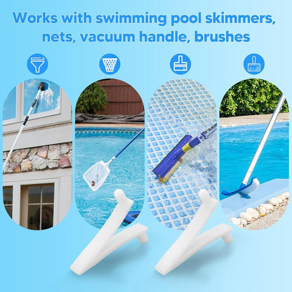 Pool Butterly Clips V-Clips Attachment Clips Replacement or Pool Spa Brush Lea Rake Lea Skimmer (24 Pack) V1259-DP01-E-378
