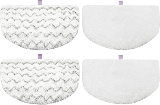 4 Pack Steam Mop Pads Replacement or Bissell Powerresh Steam Mop 1940 1440 1544 1806 2075 Series, Model 5938 V1259-DP01-E-384