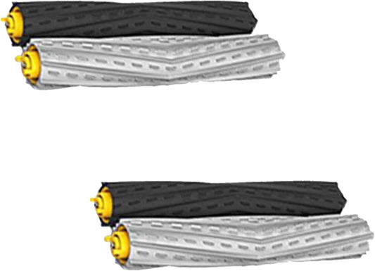 2 Sets Extractor Roller Brush Replacement Parts Compatible with iRobot Roomba 800 900 Series 805 860 870 880 V1259-DP01-E-392
