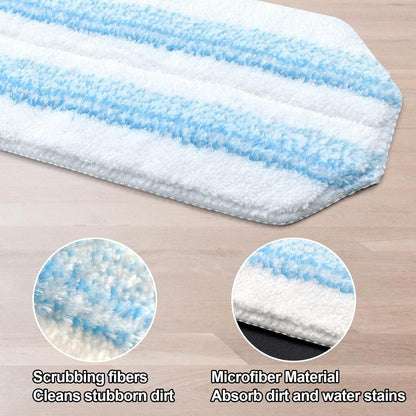 Mop Pads Replacements Compatible with O Cedar H2prO lat Mop System Microiber Mop Replacement Heads or V1259-DP01-E-393