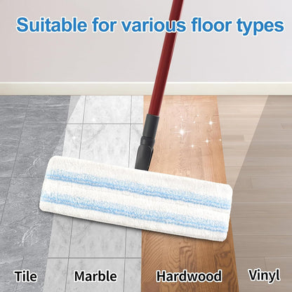 Mop Pads Replacements Compatible with O Cedar H2prO lat Mop System Microiber Mop Replacement Heads or V1259-DP01-E-393