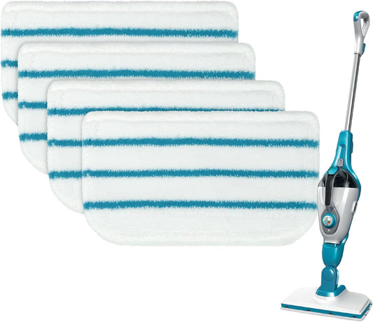 Steam Mop Pads Replacement Compatible with Black Decker Steam Mop SM1600, SM1610, SM1620, HSM13E1, HSMC1300X, V1259-DP01-E-397