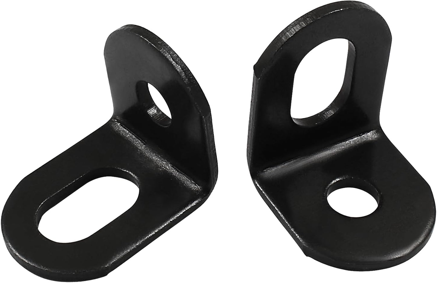 Biaungdo 15 Pcs 18x18x21mm/0.7"x0.7"x0.83" Adjustable Right Angle Brackets L-Shape Corner Brace Support Black V1259-DP01-E-43