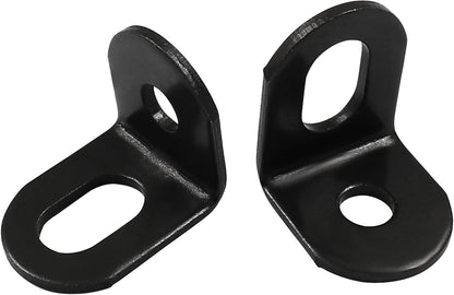 Biaungdo 15 Pcs 18x18x21mm/0.7"x0.7"x0.83" Adjustable Right Angle Brackets L-Shape Corner Brace Support Black V1259-DP01-E-43