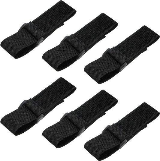 6 Pieces Bicycle Pant Leg Straps Adjustable Elastic Cycling Ankle Saety Band Riding ishing Ankle Pant lexible V1259-DP01-E-452