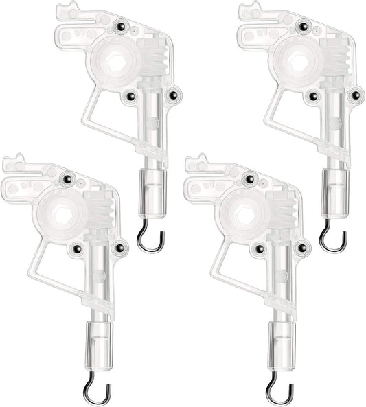 4 Pieces Low Proile Wand Tilter Universal Wand Tilter or 2 Inches Horizontal Blinds Tilt Mechanism Hook V1259-DP01-E-471