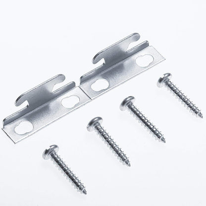Curtain Rod Brackets & Hooks Accessories - Adjustable Sets with Screws & Support Hangers or Home & Kitchen V1259-DP01-E-477