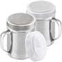 Powdered Sugar Shaker Duster - With Handle - Cinnamon Shaker or Coee Bar - ine Mesh Dredge - 6 ounce, pack o V1259-DP01-E-483