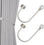 Upgraded Curtain Tiebacks Set o 2 - Wall Mounted Heavy Duty Adjustable Curtain Holdbacks or Heavy V1259-DP01-E-488