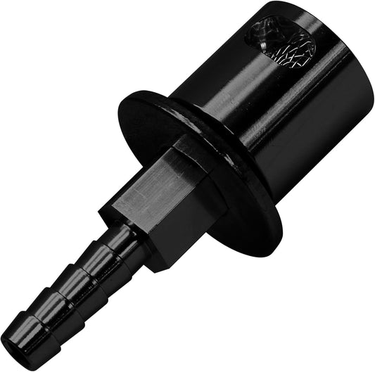 Biaungdo Black Fuel Tanks Remote Mount Vent Valve, 5/16 Inch Hose Barb Size Tank Vent Line Replacement Part V1259-DP01-E-49