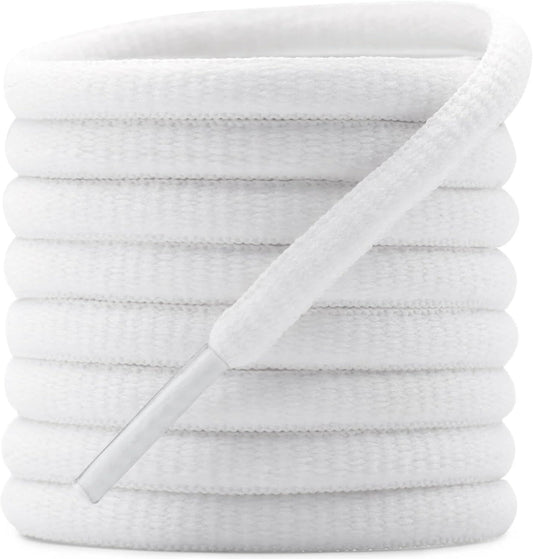 2Pair Oval Shoes laces 42 Colors Hal Round 1/4" Athletic ShoeLaces or Sport/Running Shoes Shoe Strings V1259-DP01-E-493