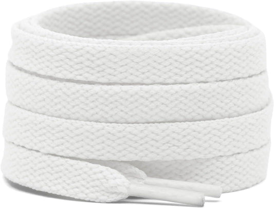 2 Pair lat Shoe laces 5/16" Wide Shoelaces or Athletic Running Sneakers Shoes Boot Strings V1259-DP01-E-494