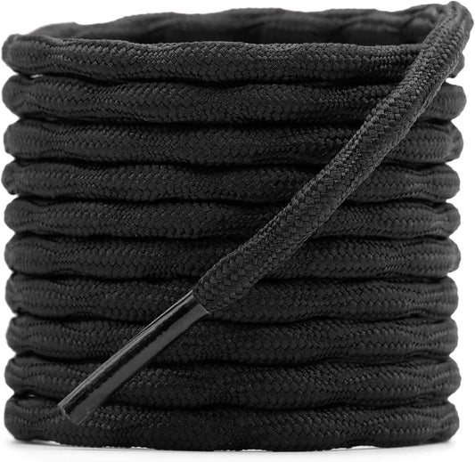 2 Pair Round Wave Shape Non Slip Heavy Duty and Durable Outdoor Climbing Shoelaces Hiking Shoe Laces V1259-DP01-E-496