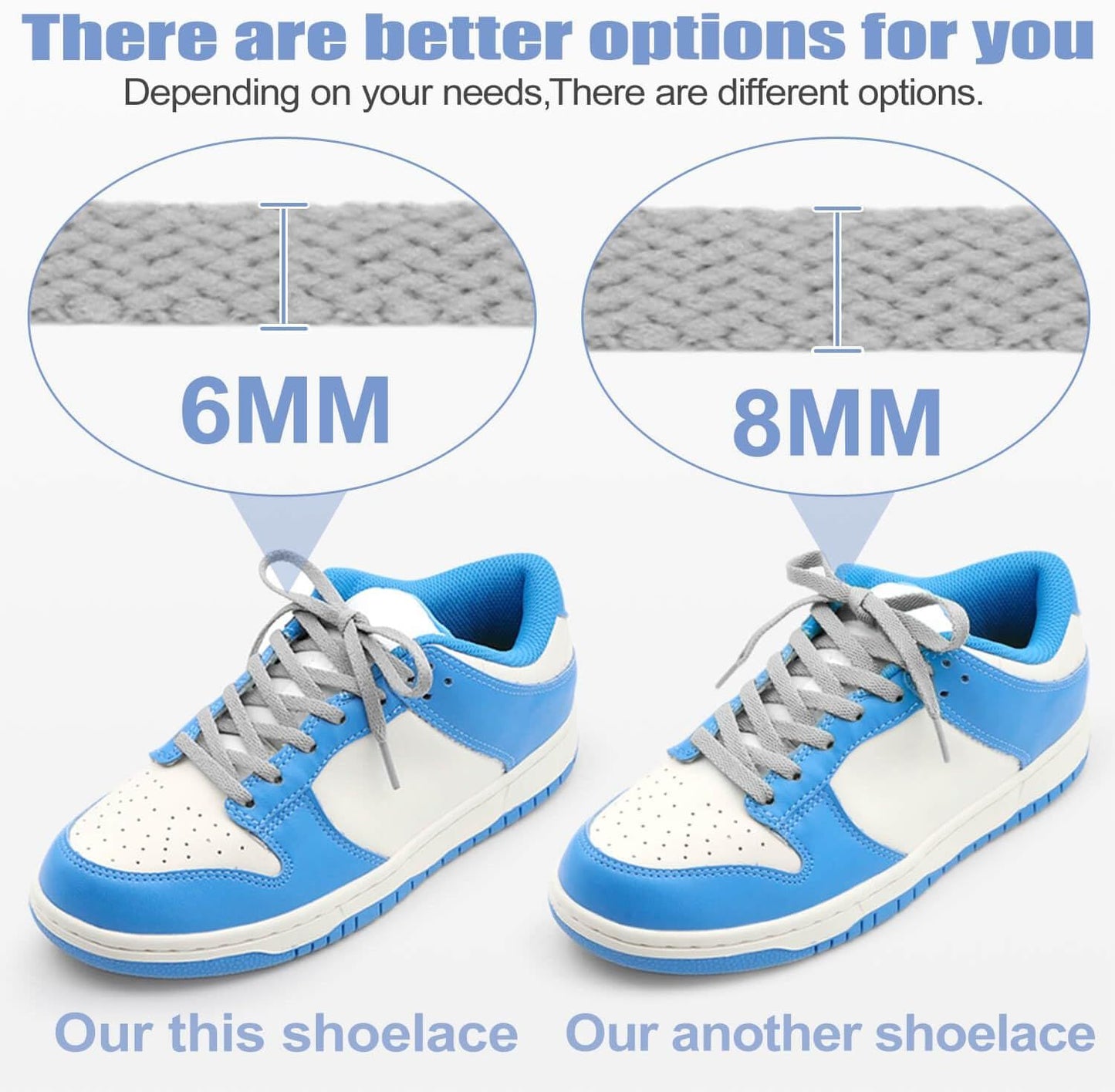 lat Shoe Laces or Sneakers: 6/25 inch Narrow Athletic Shoelaces 2 Pair V1259-DP01-E-498