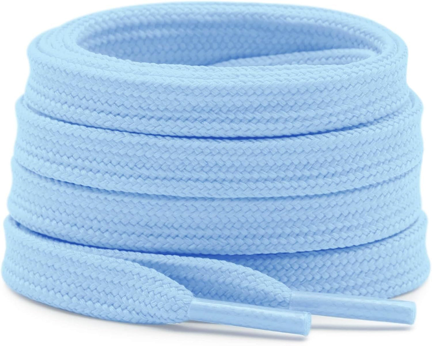 Solid lat Shoe Laces: Hollow Thick Shoelaces or Sneakers 2 Pair V1259-DP01-E-499