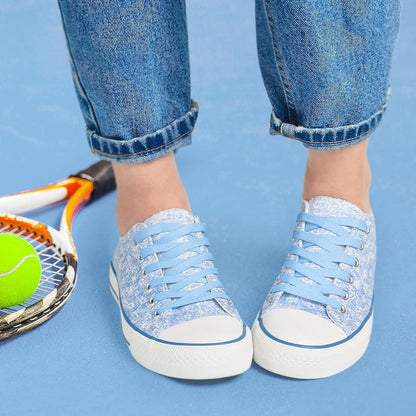 Solid lat Shoe Laces: Hollow Thick Shoelaces or Sneakers 2 Pair V1259-DP01-E-499