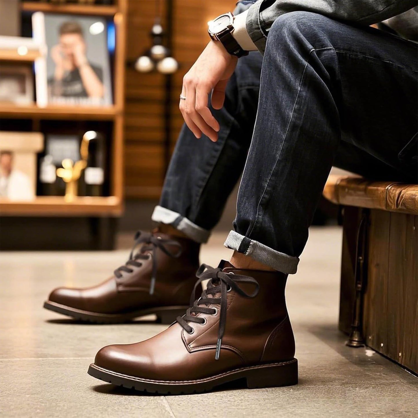 lat Waxed Cotton Shoelaces: Wax Shoe Laces or Sneakers Boot 2 Pair V1259-DP01-E-500