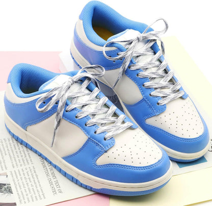 lat Colored Shoelaces or Sneakers: Thin Argyle Shoe Laces 2 Pair V1259-DP01-E-505