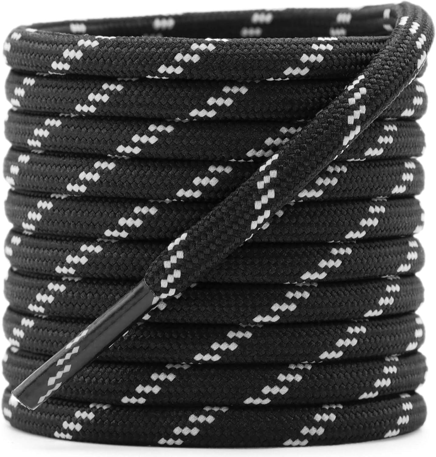 Round Work Boot Laces: Heavy Duty Hiking Shoe Laces or Boots 2 Pair V1259-DP01-E-508
