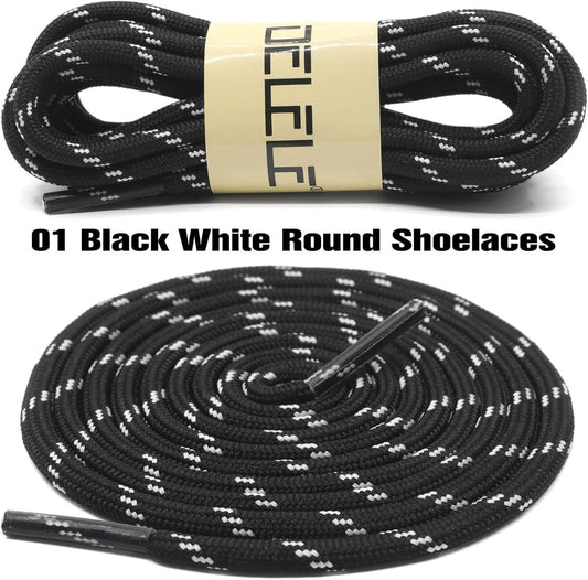 Round Work Boot Laces: Heavy Duty Hiking Shoe Laces or Boots 2 Pair V1259-DP01-E-508