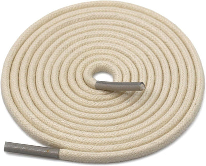 2 Pair Round Waxed Oxord Shoe Laces or Dress Shoes and Boots V1259-DP01-E-509