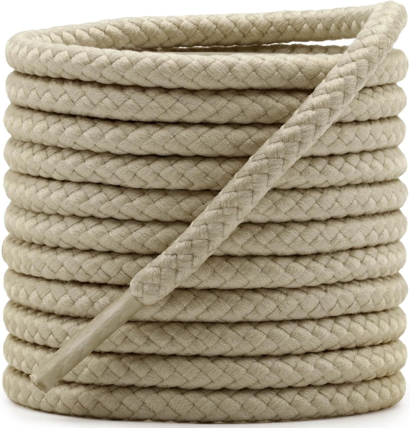Round Braided Hiking Shoelaces: Work Climbing Shoe Laces or Boot 2 Pair V1259-DP01-E-511