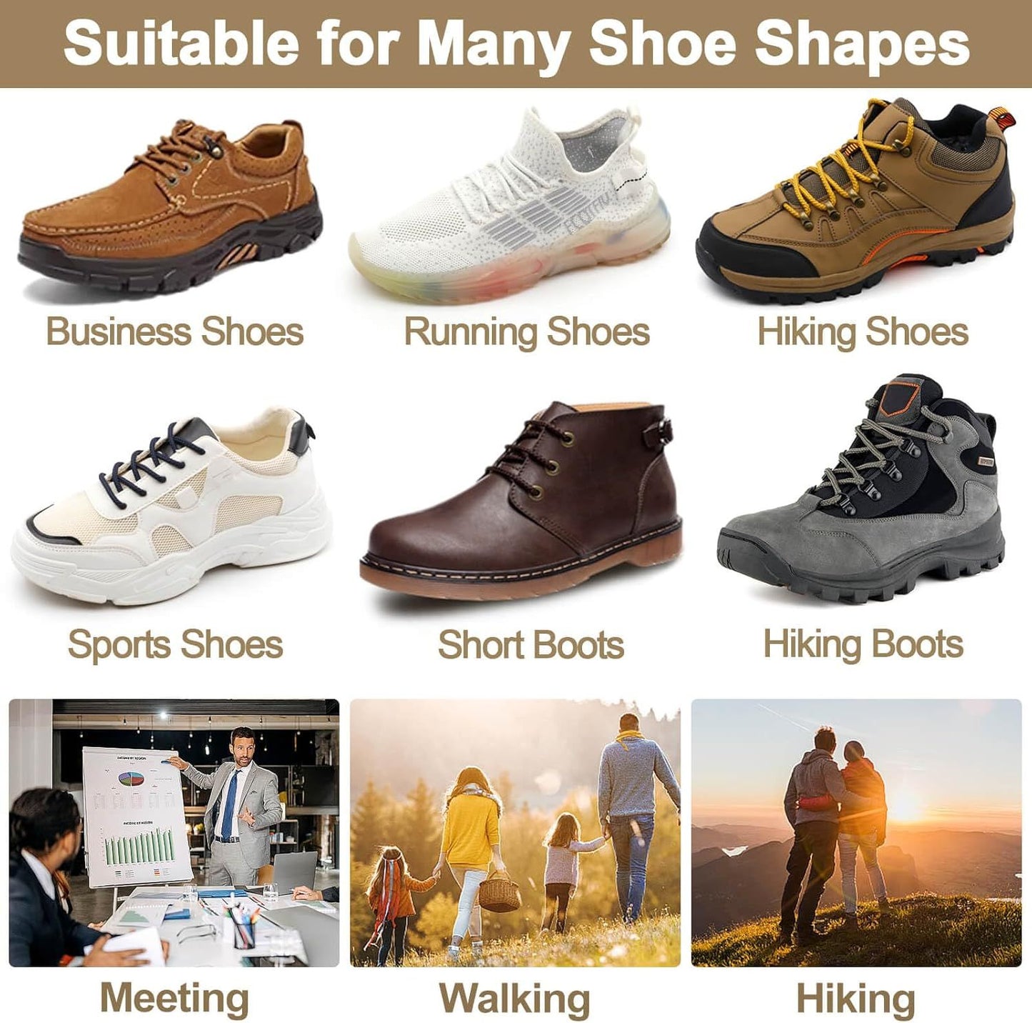 Round Braided Hiking Shoelaces: Work Climbing Shoe Laces or Boot 2 Pair V1259-DP01-E-511