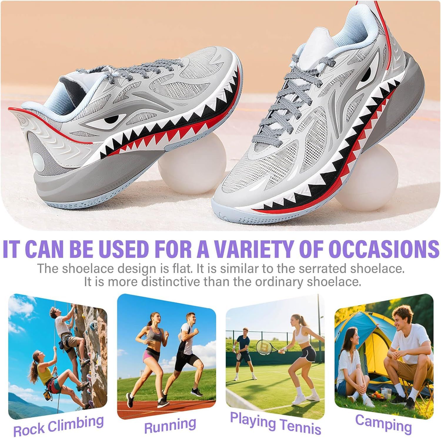 Thick lat Shoe Laces: Replacement Athletic Shoelaces or Sneakers(2Pair) V1259-DP01-E-512