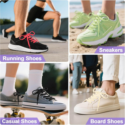 Thick lat Shoe Laces: Replacement Athletic Shoelaces or Sneakers(2Pair) V1259-DP01-E-512