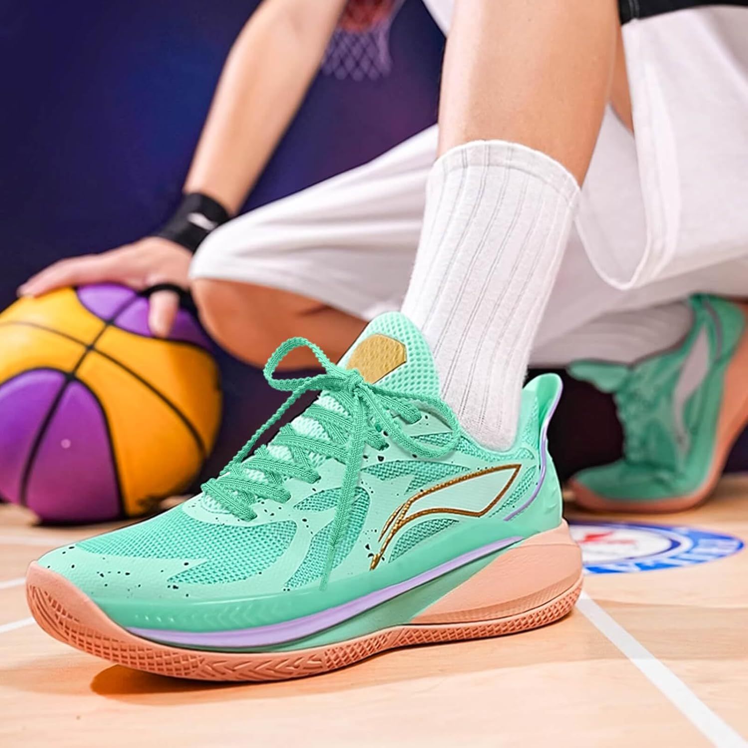 Thick lat Shoe Laces: Replacement Athletic Shoelaces or Sneakers(2Pair) V1259-DP01-E-512