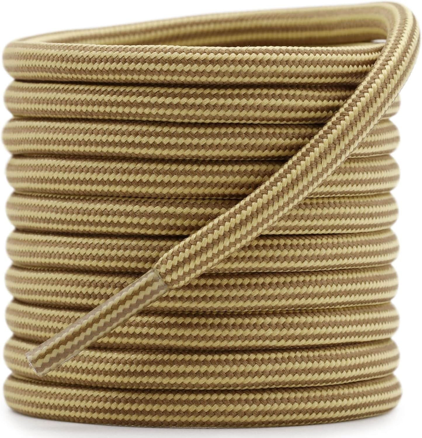 Work Shoe Laces or Boots, 2 Pair Hiking Heavy Duty Boot Laces, Durable Round Shoelaces Strings V1259-DP01-E-515