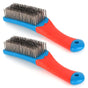 2 Pack Wire Brushes or Cleaning-Heavy Duty Stainless Steel Wire Scratch Brush or Metal Rust Cleaning,Paint V1259-DP01-E-520