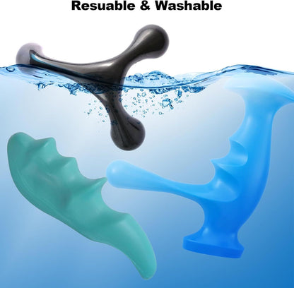 Manual Trigger Point Massage Tool and Thumb Saver or ull Body Deep Tissue Massage, Set Include 1 Green Thumb V1259-DP01-E-521