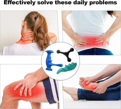 Manual Trigger Point Massage Tool and Thumb Saver or ull Body Deep Tissue Massage, Set Include 1 Green Thumb V1259-DP01-E-521