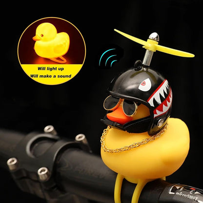 2 Pack Rubber Duck Car Ornaments, Yellow Duck Car Dashboard Decorations Squeeze Duck Bicycle Horns with V1259-DP01-E-524