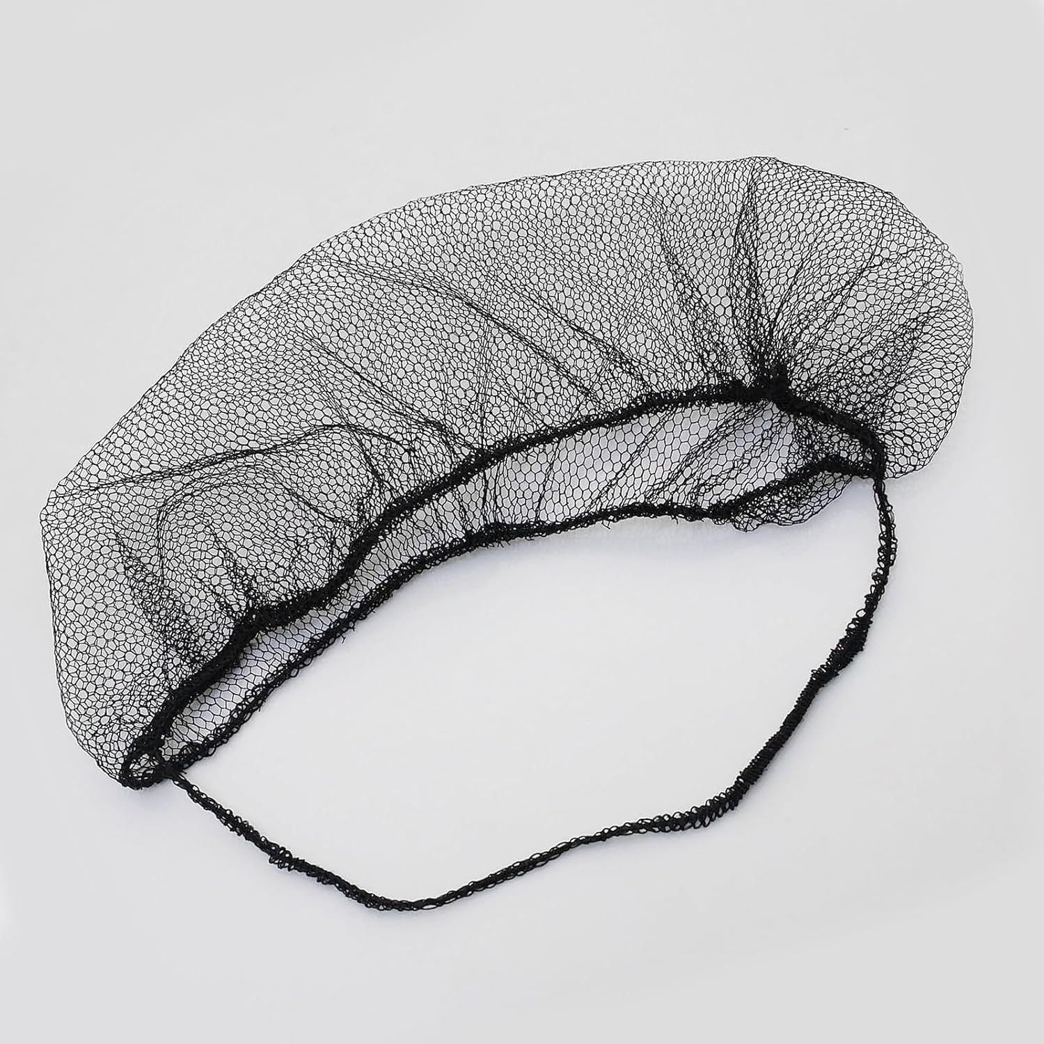 100 pcs Elastic Black Comortable Protective Beard Covers 18" Disposable Nylon Breathable Beard Net or Men V1259-DP01-E-527