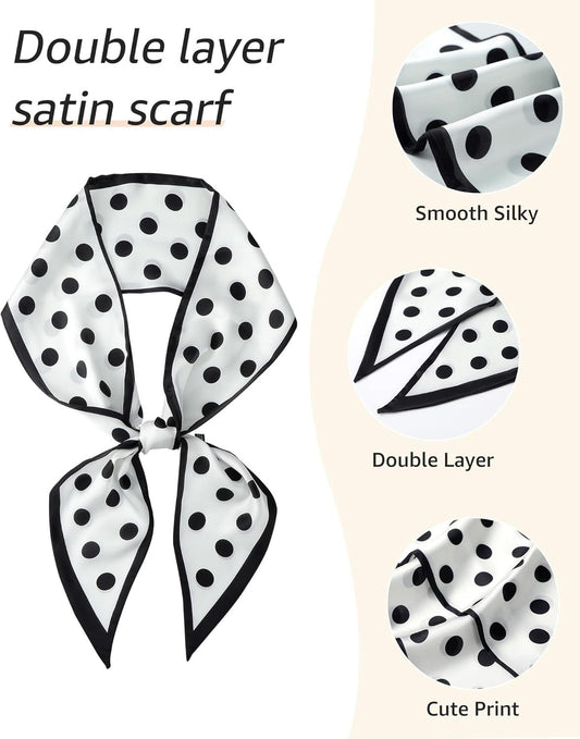 Long Silk eel Scar Women Hair Scar Satin Neck Scar Tie Bandana Headband Scar Edge Wrap Head Scar Purse V1259-DP01-E-546