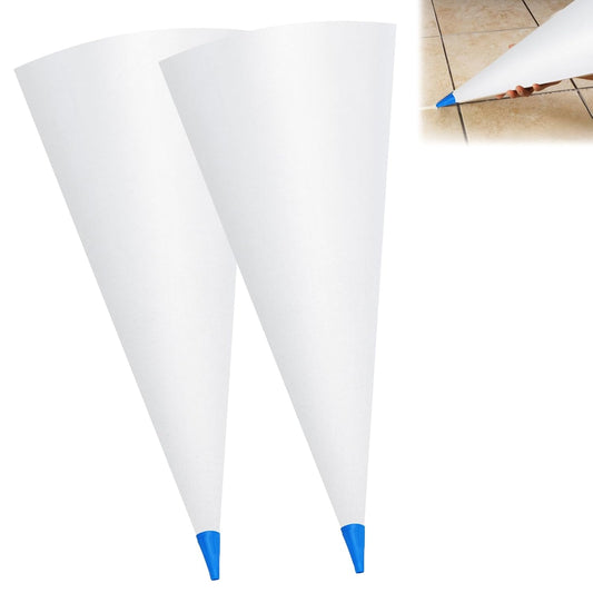 Biaungdo 2 Pack Tile Grout Masonry Mortar Bag, Heavy Duty Piping Bags Grout Sealer Bag, Blue Tip Grouting V1259-DP01-E-55