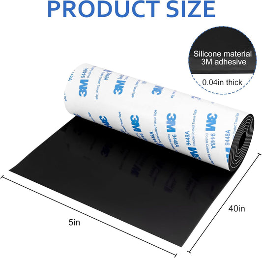 Silicone urniture Pads, 5" x 40" Non Slip urniture Pads Anti Skid Pads Non Slip Sel Adhesive Cuttable V1259-DP01-E-566