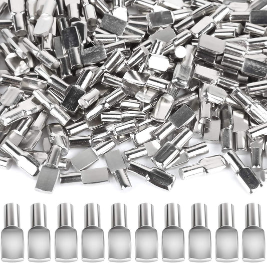 200 PCS 5mm Shel Pins, Shel Pegs, Metal Nickel Shel Pins, Shel Support Pegs, Cabinet Shel Pegs, Shel Pegs or V1259-DP01-E-577
