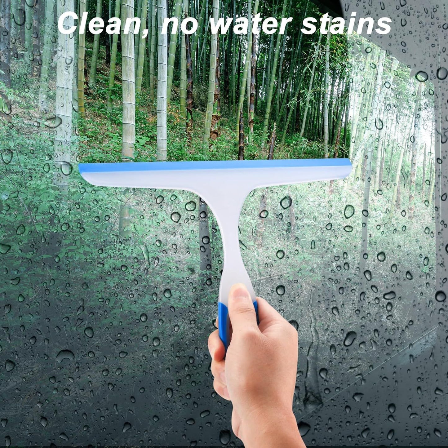 Shower Squeegee or Glass Doors, 3pcs Bathroom Squeegee or Shower Cleaner Squeegee, Window Cleaning Squeegee V1259-DP01-E-584