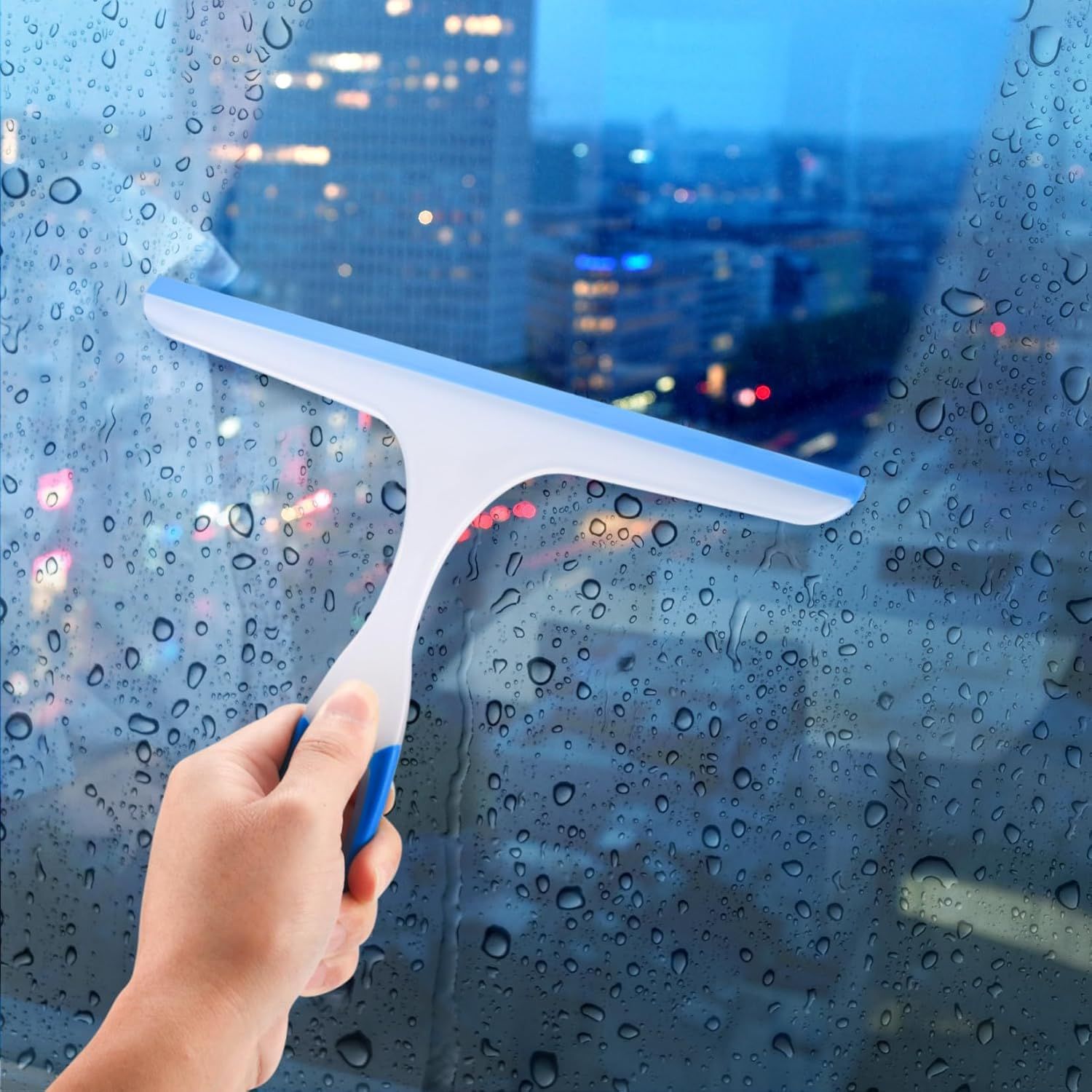 Shower Squeegee or Glass Doors, 3pcs Bathroom Squeegee or Shower Cleaner Squeegee, Window Cleaning Squeegee V1259-DP01-E-584