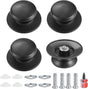 4 Pcs Universal Pot Lid Knobs, Pot Lid Handle Replacement, Pot Cover Knobs, Universal Kitchen Bakelite Top V1259-DP01-E-590
