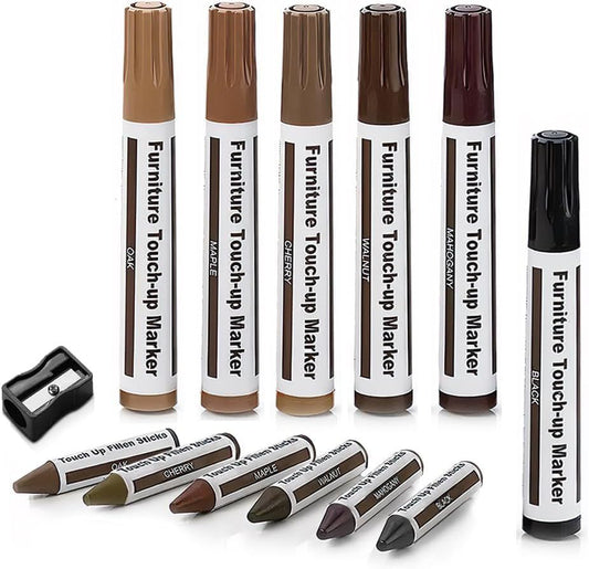 Wooden urniture loor Scratch Repair Markers and Wax Sticks or Stains, Scratches, Wood loors, Tables, Desks, V1259-DP01-E-593