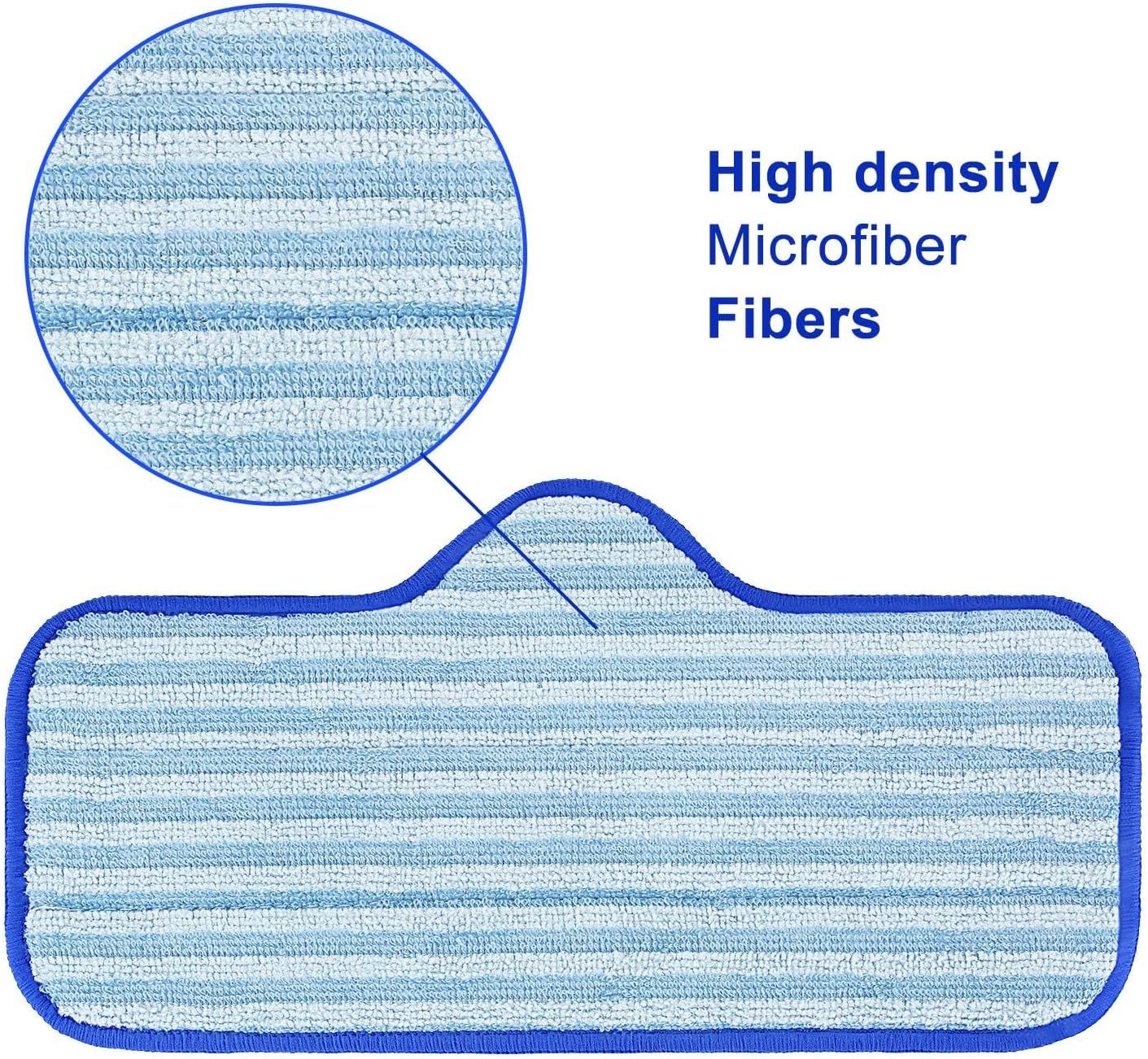 6 Pack Microiber Pads Compatible with Dupray Neat Steam Cleaner, Durable, Reusable and Machine Washable V1259-DP01-E-597