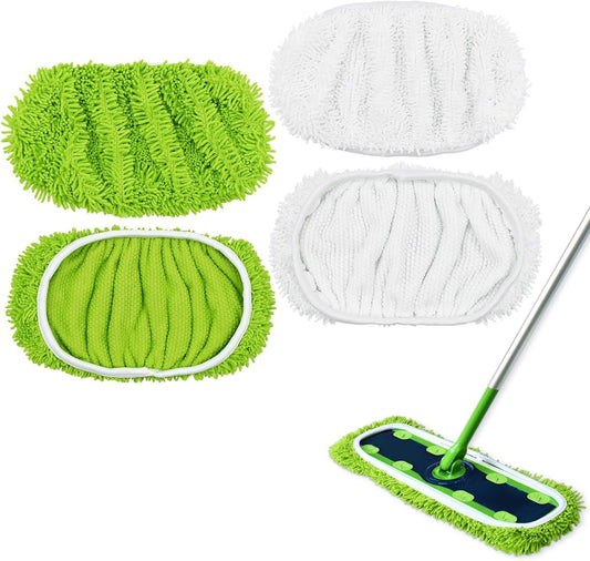 XL Mop Pads Compatible with Swier XL Sweeper, X-Large Dry Sweeping Cloths, XL Wet Pads Reills, Reusable V1259-DP01-E-605