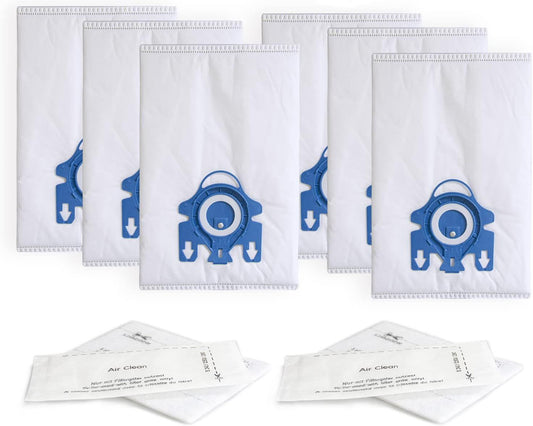 Replacement GN Vacuum Cleaner Bags Compatible with Miele Classic C1,Complete C2, Complete C3, S227/S240, V1259-DP01-E-614