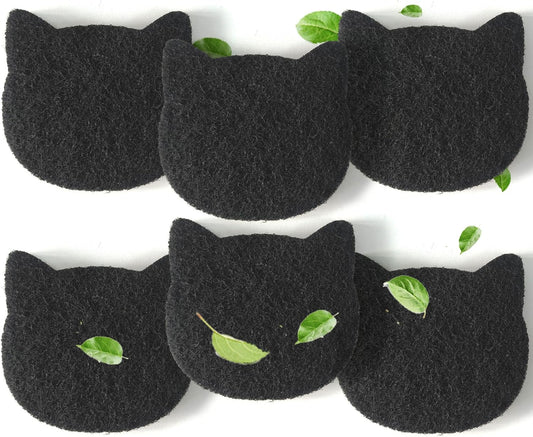 Cat Litter Box Stick-on Activated Charcoal Filters Compatible with Most Cat Litter Box, Universal Activated V1259-DP01-E-66
