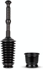 Master Plunger MP500-B3 Heavy Duty Bathroom Toilet Plunger Kit with Short Bucket/Caddy. Equipped with Air V1259-DP01-E-70