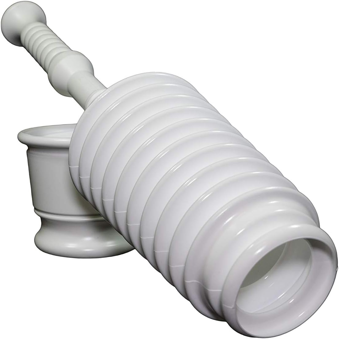 Master Plunger MP500-B4 Heavy Duty Bathroom Toilet Plunger Kit with Short Bucket. Equipped with Air Release V1259-DP01-E-73